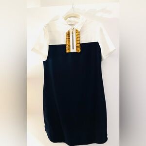 ❤️SANDRO Dress…in Ivory & Navy!